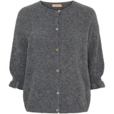 MARTA DU CHATEAU Marta du Chateau Damen Strickjacke MdcJuliana 2413 Cardigan Medium grey