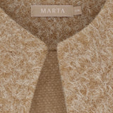 MARTA DU CHATEAU Marta du Chateau Damen Strickweste MdcCapella 7600 Knit Vest Camello4
