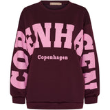 MARTA DU CHATEAU Marta du Chateau Damen Sweatshirt MdcHibiscus 22659 Sweatshirt Bordeaux