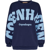 MARTA DU CHATEAU Marta du Chateau Damen Sweatshirt MdcHibiscus 22659 Sweatshirt Navy/Sky