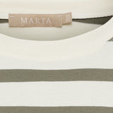MARTA DU CHATEAU Marta du Chateau Damen T-Shirt MDCSAGE 8577 T-shirt Olive