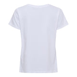 MARTA DU CHATEAU Marta du Chateau Damen T-Shirt MdcAlvera 84275-1852 T-shirt White/Yellow