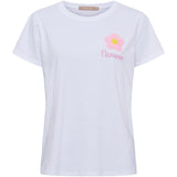 MARTA DU CHATEAU Marta du Chateau Damen T-Shirt MdcAvella 84275-Blume T-shirt White/Pink