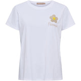 MARTA DU CHATEAU Marta du Chateau Damen T-Shirt MdcAvella 84275-Blume T-shirt White/beige
