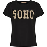 MARTA DU CHATEAU Marta du Chateau Damen T-Shirt MdcHerdis 84275 T-shirt Black/Beige