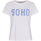 MARTA DU CHATEAU Marta du Chateau Damen T-Shirt MdcHerdis 84275 T-shirt White/Sky