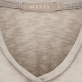 MARTA DU CHATEAU Marta du Chateau Damen T-Shirt MdcMarianna 22637 T-shirt Fango