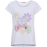 MARTA DU CHATEAU Marta du Chateau Damen T-Shirt MdcMarie 1535 T-shirt Flower Bus
