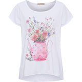 MARTA DU CHATEAU Marta du Chateau Damen T-Shirt MdcMarie 1535 T-shirt Pink