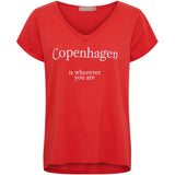 MARTA DU CHATEAU Marta du Chateau Damen T-Shirt MdcNorina 22031C T-shirt Red