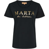 MARTA DU CHATEAU Marta du Chateau Damen T-shirt MT002 T-shirt Black
