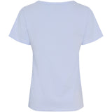 MARTA DU CHATEAU Marta du Chateau Damen T-shirt MT002 T-shirt Light blue