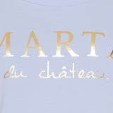 MARTA DU CHATEAU Marta du Chateau Damen T-shirt MT002 T-shirt Light blue