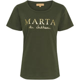 MARTA DU CHATEAU Marta du Chateau Damen T-shirt MT002 T-shirt Military