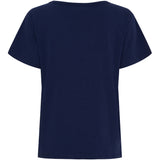 MARTA DU CHATEAU Marta du Chateau Damen T-shirt MT002 T-shirt Navy Blue