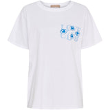 MARTA DU CHATEAU Marta du Chateau Damen T-shirt MdcInge -0532 Restudsalg White/Azzuro