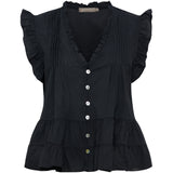 MARTA DU CHATEAU Marta du Chateau Damen Top MdcEmira TC68181 Top Black
