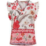 MARTA DU CHATEAU Marta du Chateau Damen Top MdcMarita 85573 Shirt Red