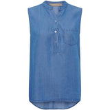 MARTA DU CHATEAU Marta du Chateau Damen Top MdcRylina 84571JV Top Medio Blue