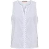 MARTA DU CHATEAU Marta du Chateau Damen Top MdcVienna 68503M Top White