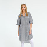 MARTA DU CHATEAU Marta du Chateau Damen Tunika MdcTine 1665-25 Tunica White/Blue
