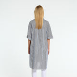 MARTA DU CHATEAU Marta du Chateau Damen Tunika MdcTine 1665-25 Tunica White/Blue