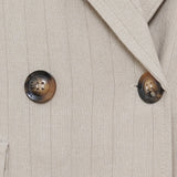 MARTA DU CHATEAU Marta du Chateau Damen blazer MdcMarissa 8232 Blazer Beige Stripe