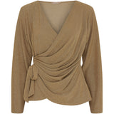 MARTA DU CHATEAU Marta du Chateau Damen bluse MdcAndi 1612 Blouse Beige