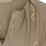 MARTA DU CHATEAU Marta du Chateau Damen bluse MdcBayleaf 7705 Shirt Fango60