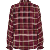 MARTA DU CHATEAU Marta du Chateau Damen bluse MdcBrook 7648 Shirt Bordeaux10882tpd