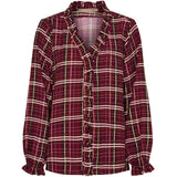 MARTA DU CHATEAU Marta du Chateau Damen bluse MdcBrook 7648 Shirt Bordeaux10882tpd
