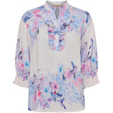 MARTA DU CHATEAU Marta du Chateau Damen bluse MdcCharlie 6892 Shirt Celeste6198tpg