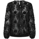 MARTA DU CHATEAU Marta du Chateau Damen bluse MdcLykke 7688 Blouse Black