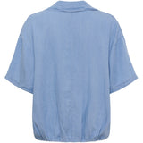 MARTA DU CHATEAU Marta du Chateau Damen bluse MdcMakayla 8204 Shirt Light blue