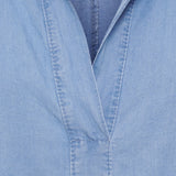 MARTA DU CHATEAU Marta du Chateau Damen bluse MdcMakayla 8204 Shirt Light blue