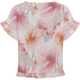 MARTA DU CHATEAU Marta du Chateau Damen bluse MdcMathea 86493 Blouse Pink Flower