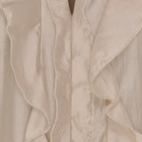 MARTA DU CHATEAU Marta du Chateau Damen bluse MdcNaira 58221M Shirt Beige46