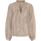 MARTA DU CHATEAU Marta du Chateau Damen bluse MdcNaira 58221M Shirt Beige46