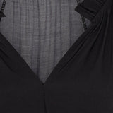 MARTA DU CHATEAU Marta du Chateau Damen bluse MdcOctavia 003B Shirt BlackNG313BA