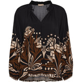 MARTA DU CHATEAU Marta du Chateau Damen bluse MdcOctavia 003B Shirt BlackNG313BA