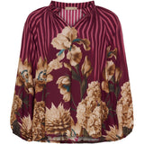 MARTA DU CHATEAU Marta du Chateau Damen bluse MdcOctavia 003B Shirt Bordeaux6022
