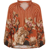 MARTA DU CHATEAU Marta du Chateau Damen bluse MdcOctavia 003B Shirt Coccio6022