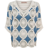 MARTA DU CHATEAU Marta du Chateau Damen bluse MdcRenny 1017 Blouse Blue