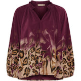 MARTA DU CHATEAU Marta du Chateau Damen bluse MdcUna 004 Shirt Prugna13