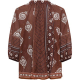 MARTA DU CHATEAU Marta du Chateau Damen bluse MdcValoria 68281 Shirt Brown
