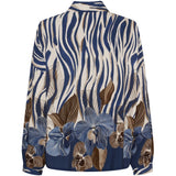 MARTA DU CHATEAU Marta du Chateau Damen hemd MdcCapri 2615 Shirt JeansPH1344B