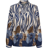 MARTA DU CHATEAU Marta du Chateau Damen hemd MdcCapri 2615 Shirt JeansPH1344B