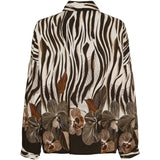 MARTA DU CHATEAU Marta du Chateau Damen hemd MdcCapri 2615 Shirt MoroPH1344DB