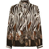 MARTA DU CHATEAU Marta du Chateau Damen hemd MdcCapri 2615 Shirt MoroPH1344DB
