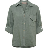 MARTA DU CHATEAU Marta du Chateau Damen hemd MdcDaira 266152 Shirt Militairy